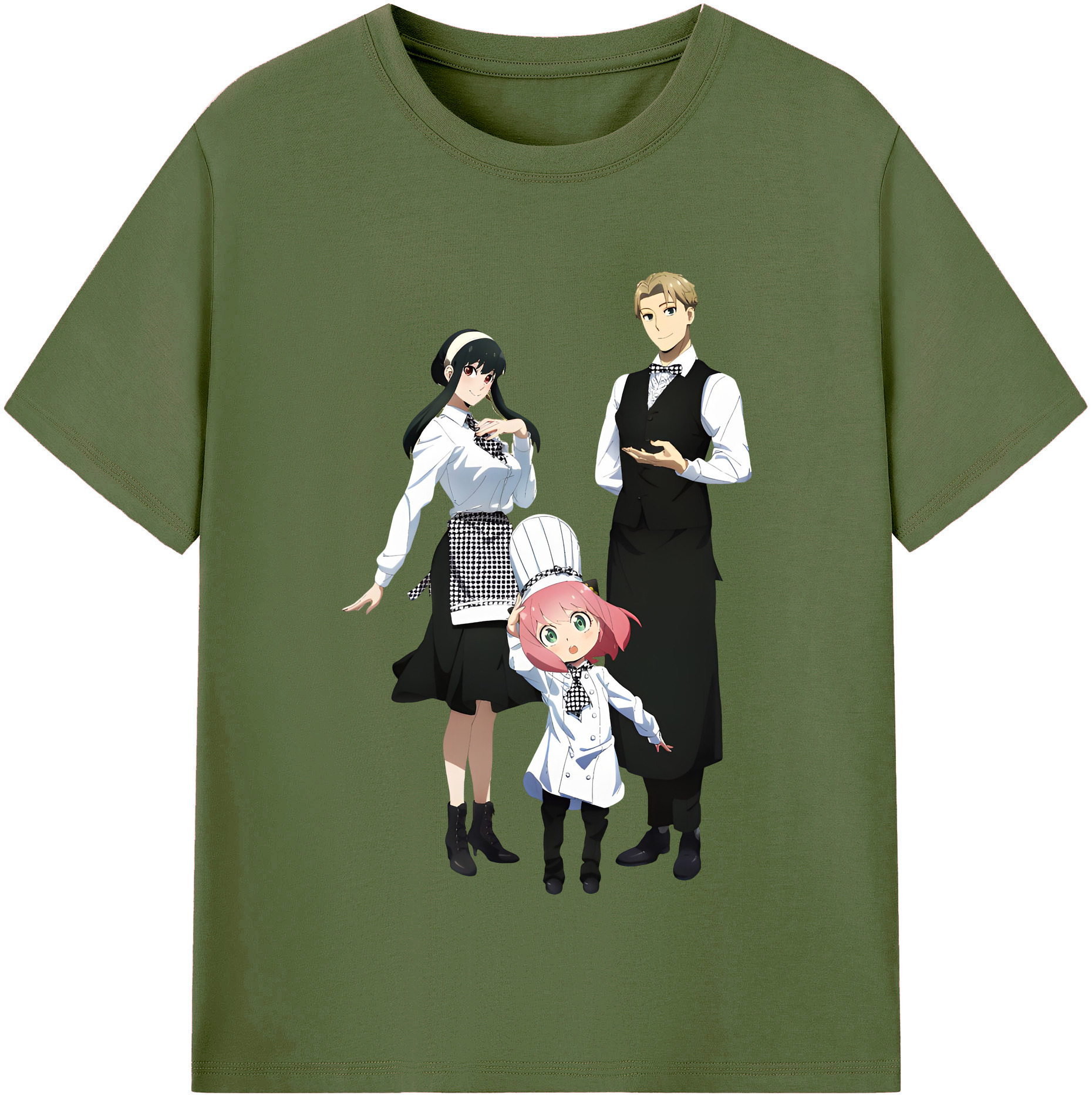 （画像用） SPY×FAMILY间谍家家酒 綿100％半袖Tシャツ（フロントプリント）